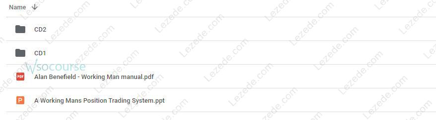 A Working Man's Forex Position Trading System 2010 by Alan Benefield Free Download