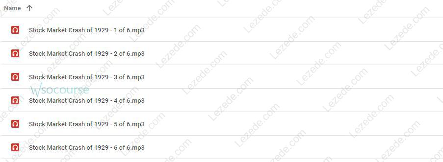 Stock Market Crash of 1929 by Aron Abrams Free Download