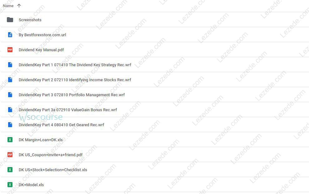 Dividend Key Home Study Course by Hubb Financial Free Download