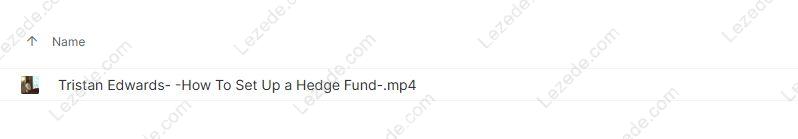 Tristan Edwards: "How To Set Up A Hedge Fund" Free Download