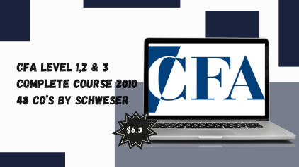 CFA Level 1,2 & 3 Complete Course 2010 48 CD’s by Schweser