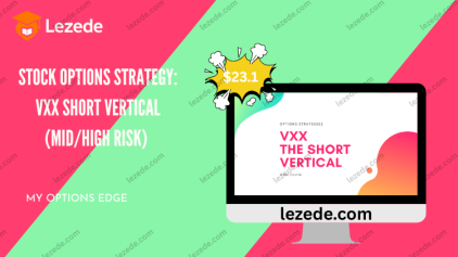 Stock Options Strategy: VXX Short Vertical (mid/high risk) by My Options Edge