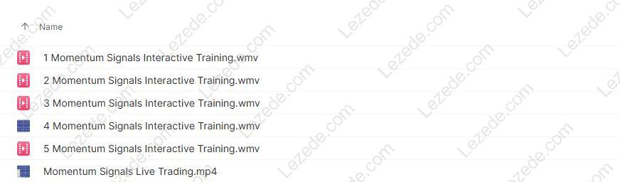 Momentum Signals Interactive Training Course 2010-2011 Free Download