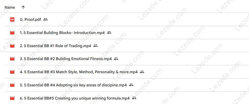 5 Essential Building Blocks to Successful Trading Workshop with Steve "Slim" Miller Free Download