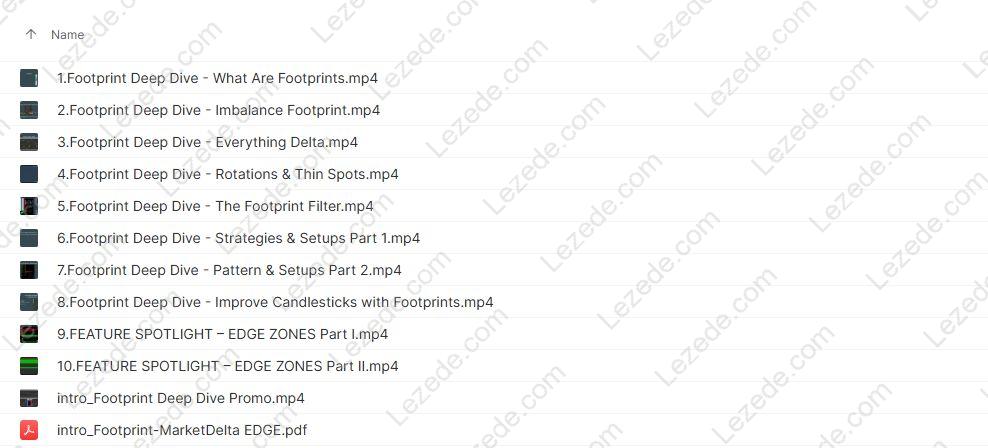Footprint Deep Dive by MarketDelta Free Download