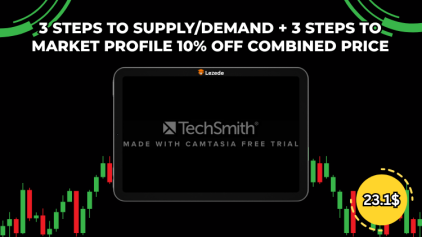 3 Steps To Supply/Demand + 3 Steps To Market Profile 10% Off Combined Price Free Download