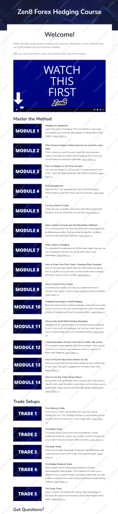 Zen8 Forex Hedging Program By Hugh Kimura - Trading Heroes Free Download
