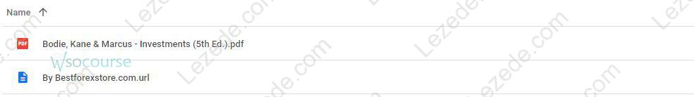 Investments (5th Ed.) by Bodie, Kane & Marcus