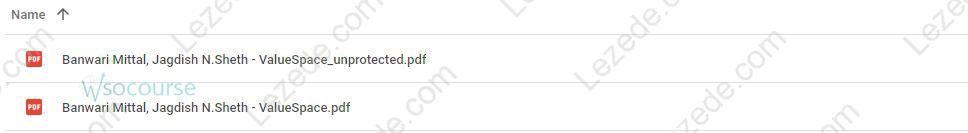 ValueSpace. Winning the Battle for Market Leadership by Banwari Mittal & Jagdish N.Sheth