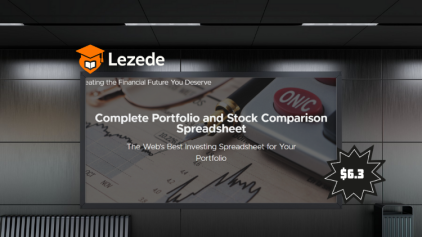 Complete Portfolio and Stock Comparison Spreadsheet By Joseph Hogue