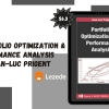 Portfolio Optimization & Perfomance Analysis By Jean-Luc Prigent