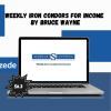 Weekly Iron Condors For Income By Bruce Wayne