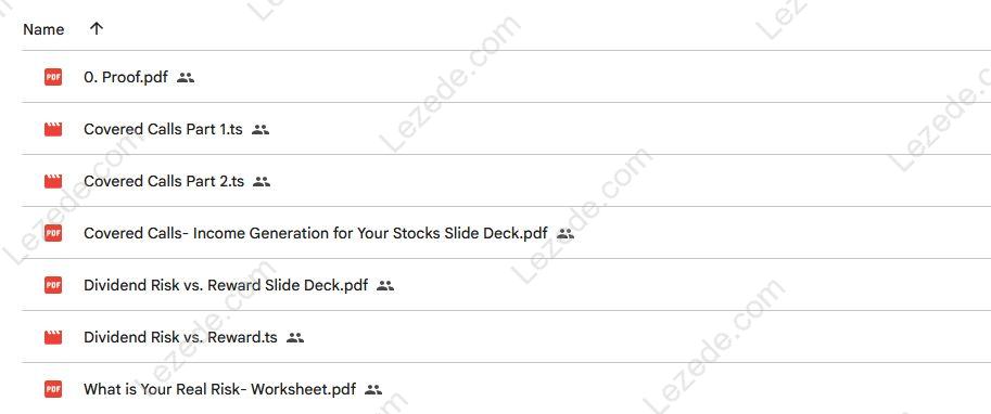 Covered Calls Income Generation for Your Stocks With Don Kaufman Proof